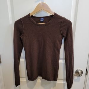 Gap cashmere brown small crewneck sweater